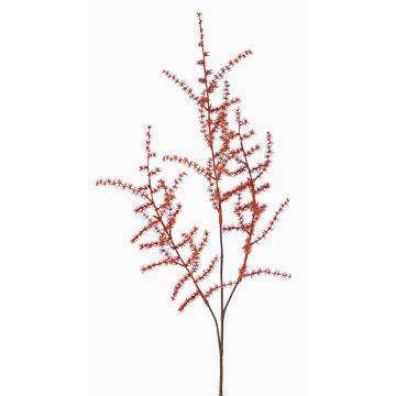 Künstlicher Wildspargel Zweig Asparagus acutifolius JOCHEN, orange, 70cm
