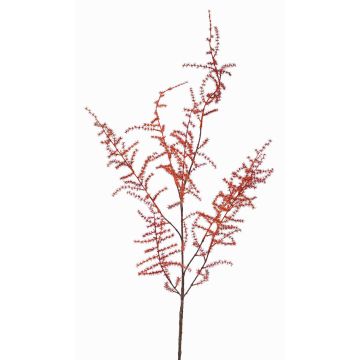Asparagus acutifolius Zweig künstlich JOCHEN, orange, 130cm