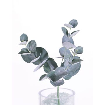 Deko Eucalyptus Zweig JAMAL, grün-grau, 25cm