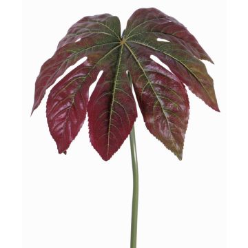 Aralia künstliches Blatt IMANA, rot-grün, 80cm Aralia künstliches Blatt IMANA, rot-grün, 80cm