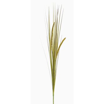 Fuchsschwanzgras künstlich JILL, Steckstab, Rispen, grün-gelb, 90cm