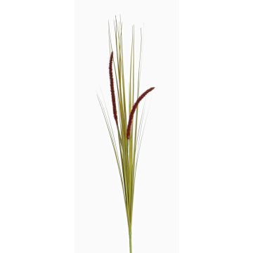 Fuchsschwanzgras künstlich JILL, Steckstab, Rispen, grün-violett, 90cm