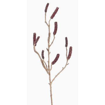 Künstlicher Zylinderputzer Zweig SIRIUS mit Früchten, dunkelrot, 90cm Künstlicher Zylinderputzer Zweig SIRIUS mit Früchten, dunkelrot, 90cm