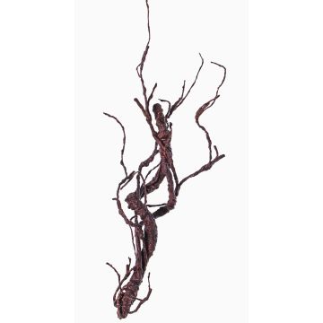 Künstlicher Korkenzieherweide Zweig JACE, braun-rot, 45cm