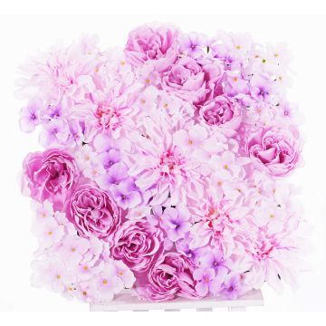 Pfingstrose Dahlie Hortensie Deko Matte EVOLET, rosa, 30x30cm