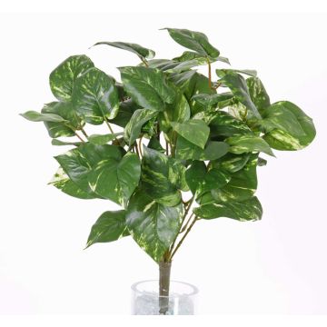 Kunst Pothos NAEL, Steckstab, schwer brennbar, grün-weiß, 50cm