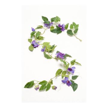 Kunstblumen Girlande Clematis HERA, blau-lila, 180cm Kunstblumen Girlande Clematis HERA, blau-lila, 180cm