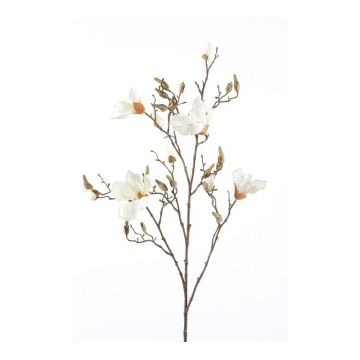 Große Kunstblume Magnolie CAELO, creme, 105cm, Ø15-17cm