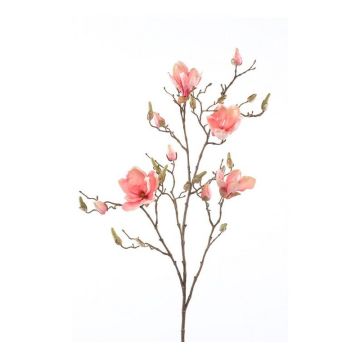 Große Kunstblume Magnolie CAELO, rosa, 105cm, Ø15-17cm