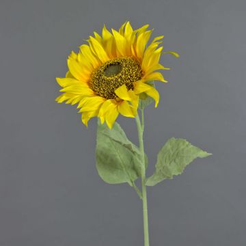 Textilblume Sonnenblume CORALINE, gelb, 85cm, Ø20cm