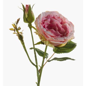 Plastik Rose CESCA, rosa, 40cm, Ø9cm