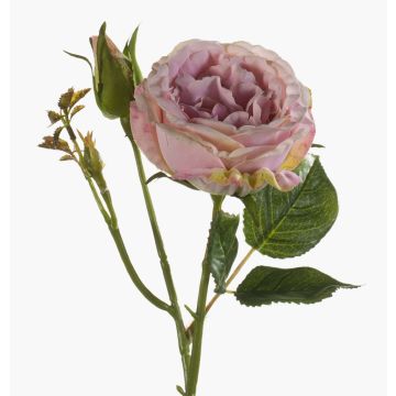 Plastik Rose CESCA, hellviolett, 40cm, Ø9cm