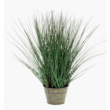Künstliches Gras Fuchsschwanzgras ZENA im Metalltopf, grün, 50cm
