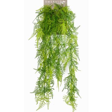 Kunst Hängepflanze Asparagus plumosus COLE, Steckstab, 80cm