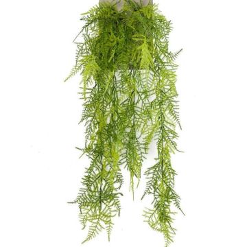 Kunst Hängepflanze Asparagus plumosus COLE, Steckstab, 80cm