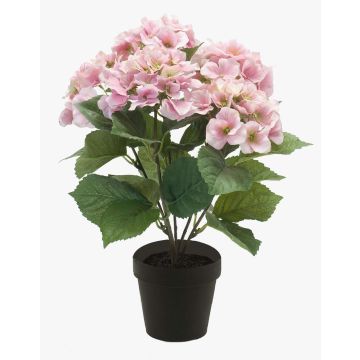 Kunstpflanze Hortensie JONE, rosa, 40cm