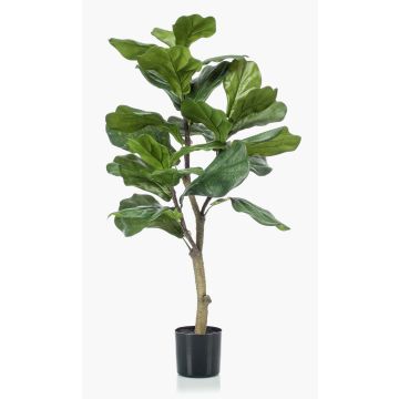 Ficus Lyrata künstlich EUSEBI, Kunststamm, grün, 90cm