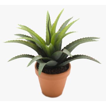 Kunstpflanze Agave decipiens SEDA im Tontopf, grün, 25cm, Ø25cm