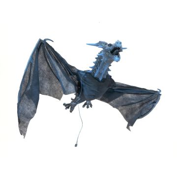 Halloween Dekoration Drache MONZA mit Bewegungs- Soundfunktion, LEDs, 120cm Halloween Dekoration Drache MONZA mit Bewegungs- Soundfunktion, LEDs, 120cm