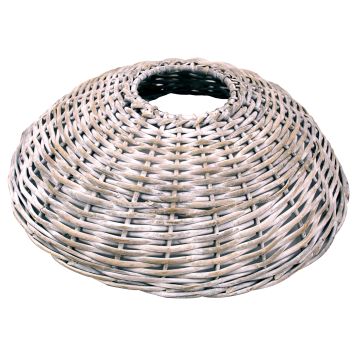 Weihnachtsbaumkorb JERICHO aus Rattan, weiß gekalkt, 18cm, Ø62cm Weihnachtsbaumkorb JERICHO aus Rattan, weiß gekalkt, 18cm, Ø62cm