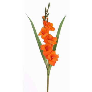 Künstliche Gladiole ELEA, orange, 80cm, Ø7-9cm Künstliche Gladiole ELEA, orange, 80cm, Ø7-9cm