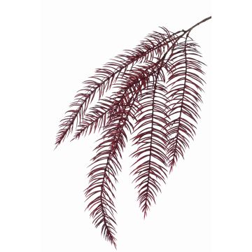 Künstlicher Königsfarn Zweig KIMON, rot, 120cm Künstlicher Königsfarn Zweig KIMON, rot, 120cm