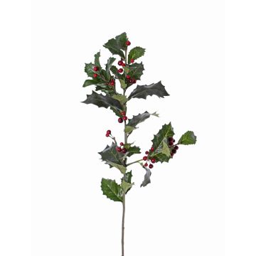 Künstlicher Ilexzweig TIBAR mit Beeren, grün, 75cm