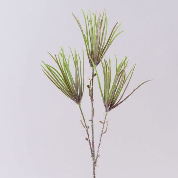 Künstlicher Pinienzweig PEER, Glitzer, grün, 50cm Künstlicher Pinienzweig PEER, Glitzer, grün, 50cm