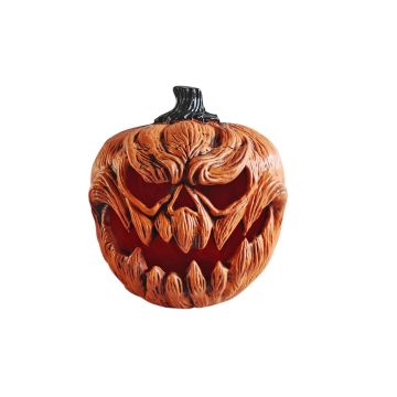 Halloween Dekoration Kürbis FLANKY, orange, LED, 25cm
