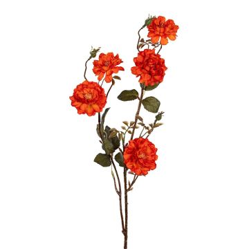 Dekozweig Wildrose ABYNALI, orange, 65cm Dekozweig Wildrose ABYNALI, orange, 65cm