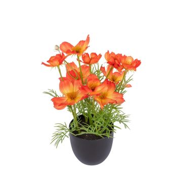 Kunst Schmuckkörbchen AFIELLA im Dekotopf, orange, 23cm Kunst Schmuckkörbchen AFIELLA im Dekotopf, orange, 23cm