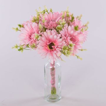 Kunstblumenstrauß Gerbera TEMBAR, rosa, 30cm, Ø22cm Kunstblumenstrauß Gerbera TEMBAR, rosa, 30cm, Ø22cm