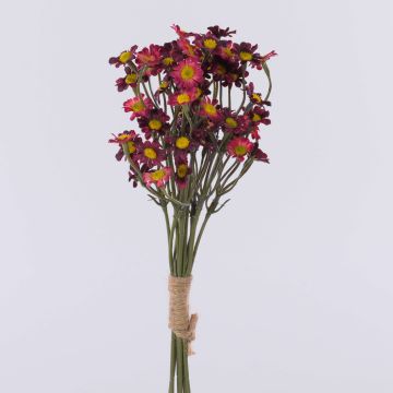 Kunstblumen Strauß Chrysanthemen klein WEMKE, burgunderrot, 35cm, Ø13cm Kunstblumen Strauß Chrysanthemen klein WEMKE, burgunderrot, 35cm, Ø13cm