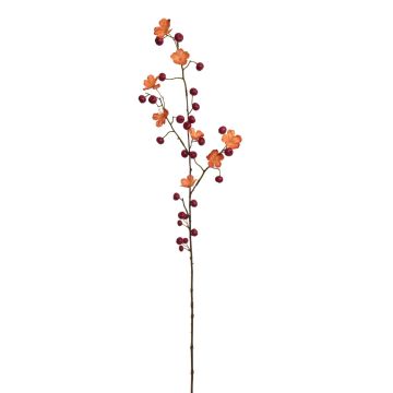 Dekozweig Zierapfel RAINHARD mit Blüten, Früchte, orange-rot, 110cm Dekozweig Zierapfel RAINHARD mit Blüten, Früchte, orange-rot, 110cm
