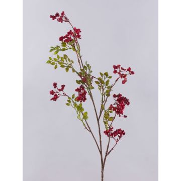Kunst Holunderbeeren Zweig THEYGE mit Früchten, rot, 75cm Kunst Holunderbeeren Zweig THEYGE mit Früchten, rot, 75cm