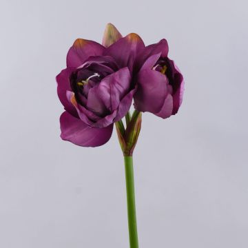 Kunst Blume Amaryllis MAURINE, violett, 80cm Kunst Blume Amaryllis MAURINE, violett, 80cm