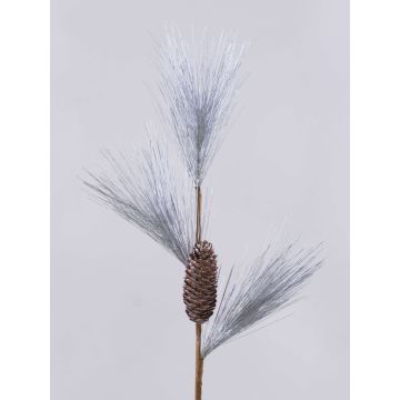 Künstlicher Kiefernzweig LAIDYS mit Zapfen, silber, 80cm Künstlicher Kiefernzweig LAIDYS mit Zapfen, silber, 80cm