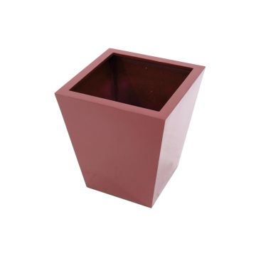 Übertopf ORNELLO, rot, 50x45x45cm