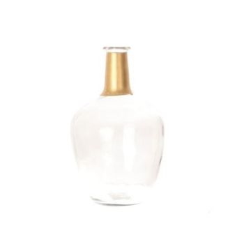 Ballonvase ROYCE, transparent-gold, 26cm, Ø15cm Ballonvase ROYCE, transparent-gold, 26cm, Ø15cm