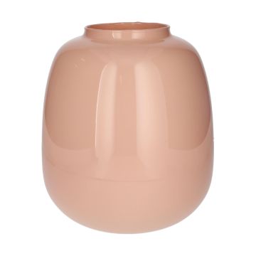 Glas Blumenvase CAYDENCE, hellrosa-milchglas, 25,3cm, Ø22,2cm Glas Blumenvase CAYDENCE, hellrosa-milchglas, 25,3cm, Ø22,2cm