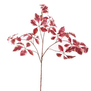 Kunstzweig Buche BIELSA, rot-weiß, 105cm