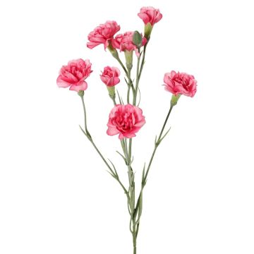 Kunstblumenzweig Nelke PIARA, pink, 60cm, Ø3-5cm