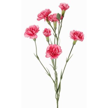Kunstblumenzweig Nelke PIARA, pink, 60cm, Ø3-5cm