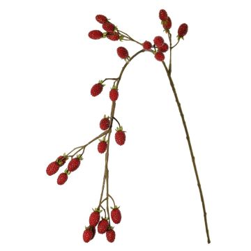 Deko Zweig Brombeere URUMA mit Früchten, rot, 100cm