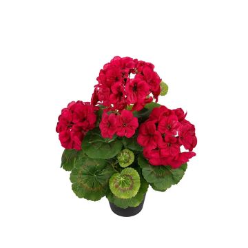 Kunstblume Geranie ELISABETTA im Dekotopf, pink, 35cm