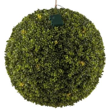 Kunst Buchsbaum Kugel WUNDYR, LEDs, crossdoor, Ø55cm