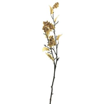 Kunstzweig Ilex WEYLAN mit Beeren, gold, 85cm Kunstzweig Ilex WEYLAN mit Beeren, gold, 85cm