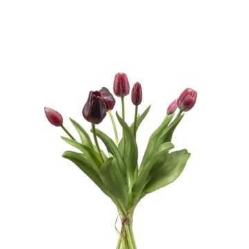 Künstlicher Tulpenstrauß Mix LONA, rot-burgunderrot, 40cm Künstlicher Tulpenstrauß Mix LONA, rot-burgunderrot, 40cm