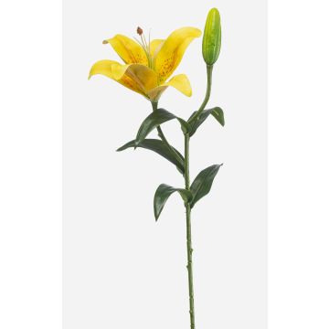 Kunstblume Tigerlilie MIXLON, gelb, 55cm, Ø13cm