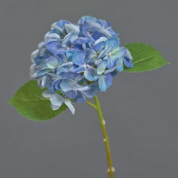 Hortensie künstlich EXORIN, blau, 50cm, Ø17cm